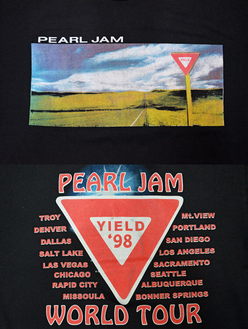 's PEARL JAM ツアーTシャツ   used&vintage box Hi smile