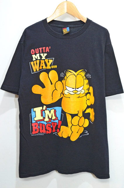 70-80's GARFIELD プリントTシャツ “USA製” - used&vintage box Hi-smile