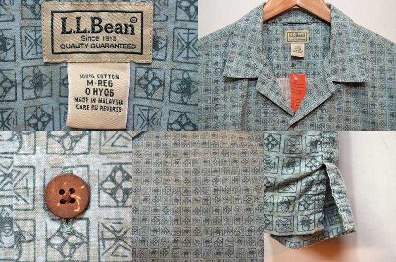 90s L.L.Bean オープンカラー シャツ