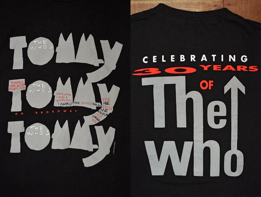 90's The Who's Tommy プリントTシャツ “USA製”