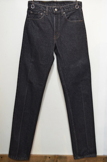 80's Levi's 505 ブラックデニムパンツ “先染め” - used&vintage box