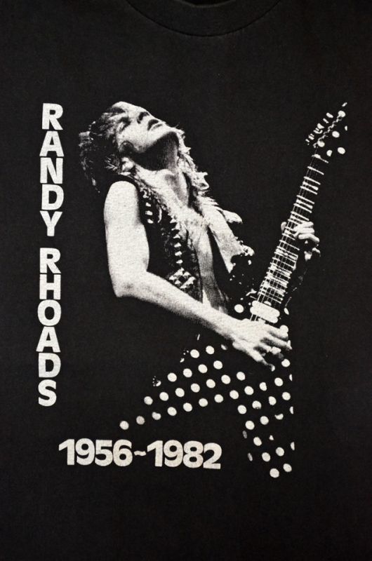 90-00's RANDY RHOADS プリントTシャツ