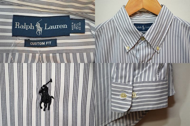 Polo Ralph Lauren ストライプ柄 ボタンダウンシャツ