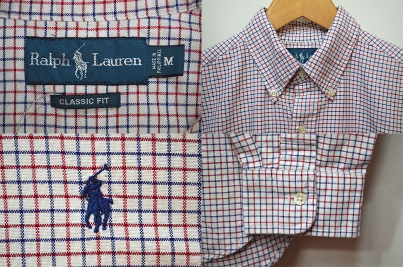 Polo Ralph Lauren タッタソールチェック柄 ボタンダウンシャツ 