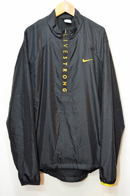 NIKE ハーフZIP ナイロンジャケット “LIVESTRONG” - used&vintage box Hi-smile