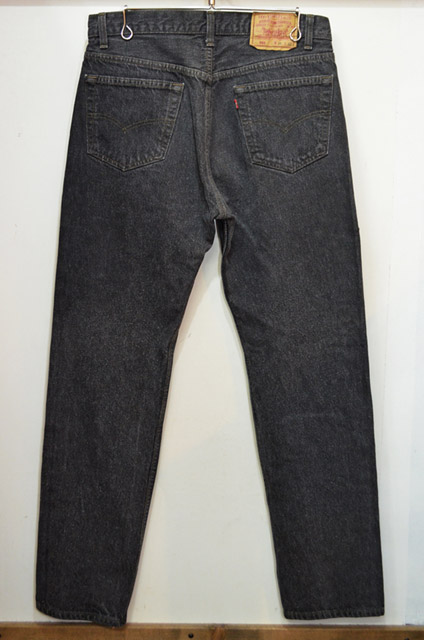 90s levis501 先染めブラック usa製