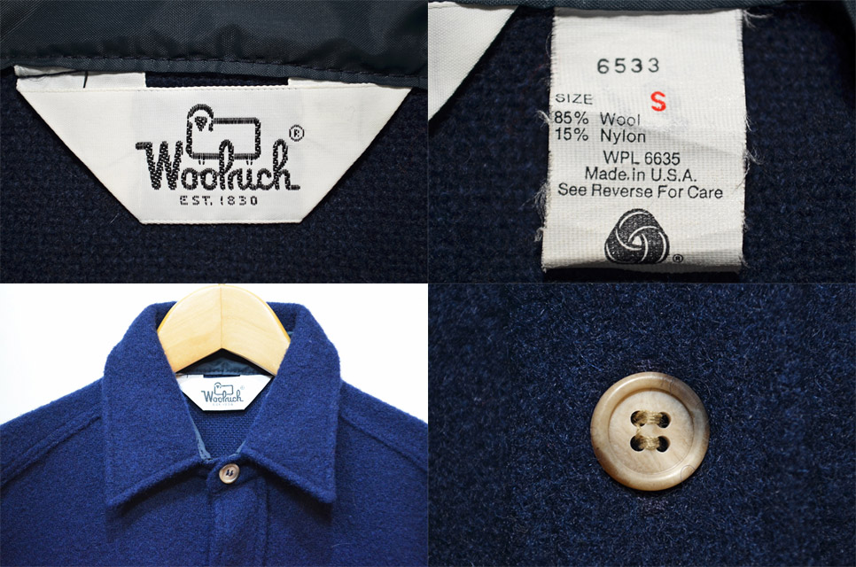70's Woolrich ウールシャツ 