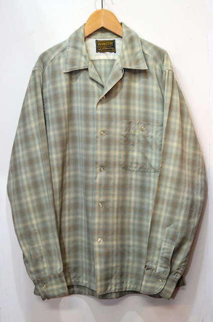 50's Pendleton ウールシャツ "SIR PENDLETON" - used&vintage box Hi-smile