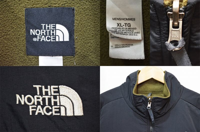 90's THE NORTH FACE デナリジャケット “OLIVE×BLACK” - used&vintage