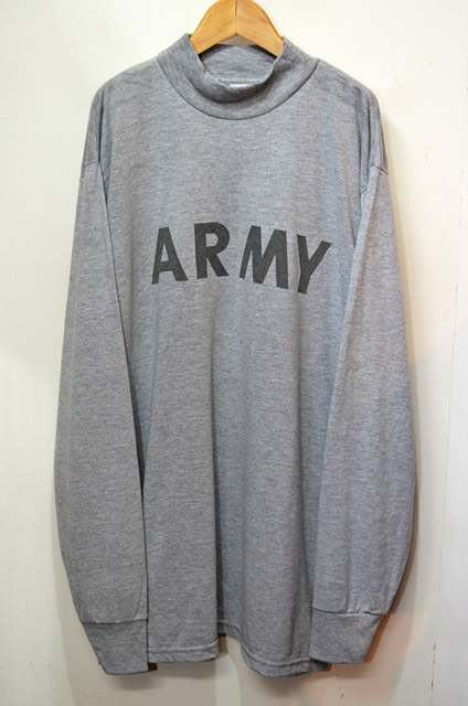 US.ARMY IPFU モックネック L/S Tシャツ - used&vintage box Hi-smile
