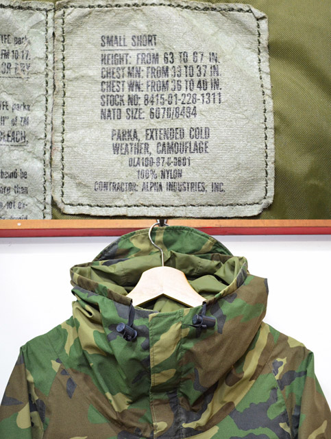 87's US.ARMY ECWCS GORE-TEX PARKA “SMALL-SHORT”