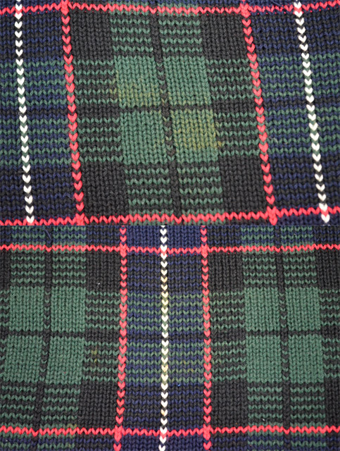 90's Polo Ralph Lauren チェック柄コットンニット - used&vintage box ...