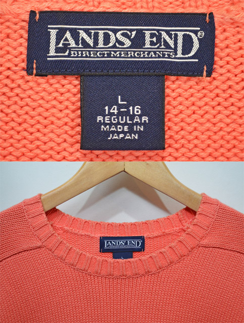 90's LAND'S END コットンニット
