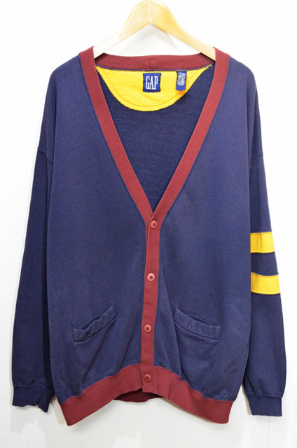 90's GAP スウェットカーディガン