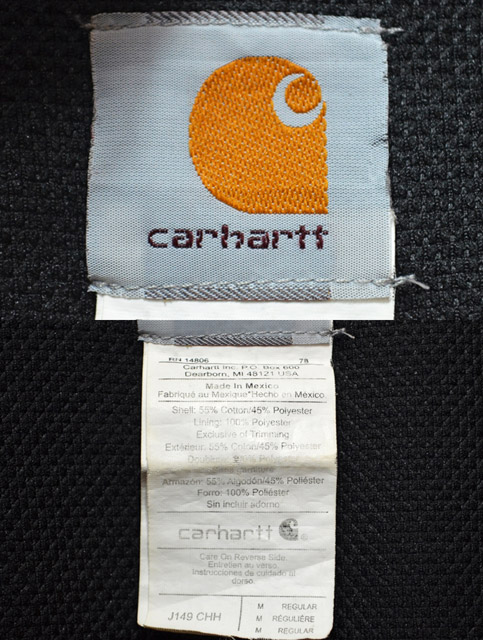 Carhartt アクティブジャケット型 スウェットパーカー - used&vintage box Hi-smile