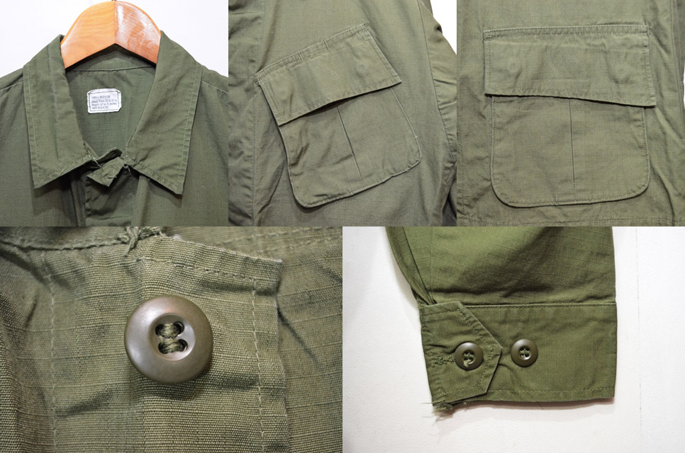 70's US.ARMY ジャングルファティーグジャケット “SMALL-REGULAR 