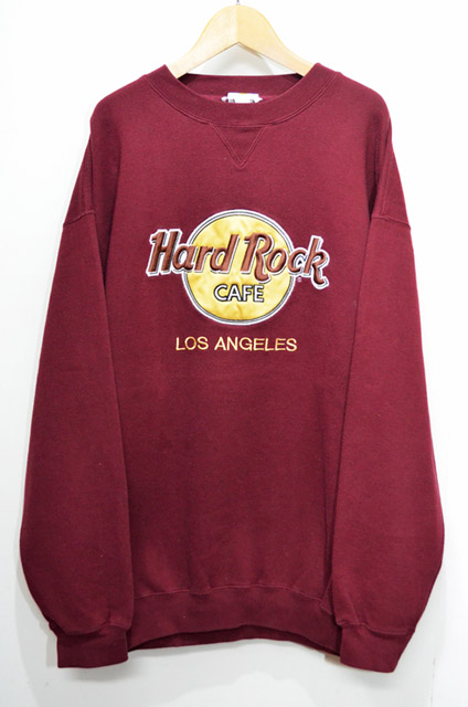 90's Hard Rock CAFE スウェットシャツ - used&vintage box Hi-smile