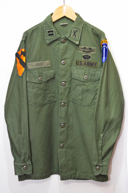 60's US.ARMY ユーティリティシャツ “フルパッチ”