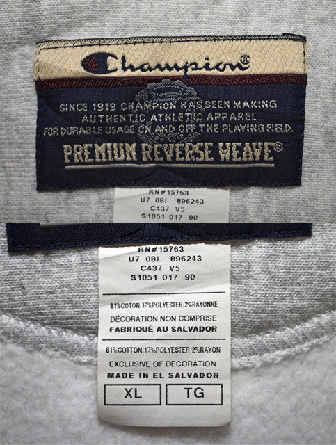 Champion リバースウィーブパーカー “両面プリント” - used&vintage