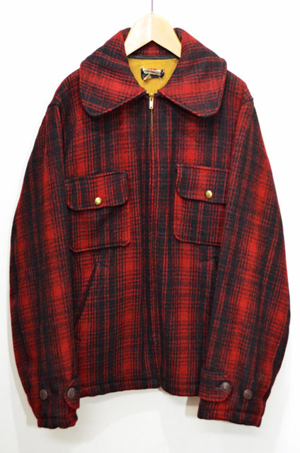 60s Woolrich オンブレ シャドー チェック マッキノー ジャケット