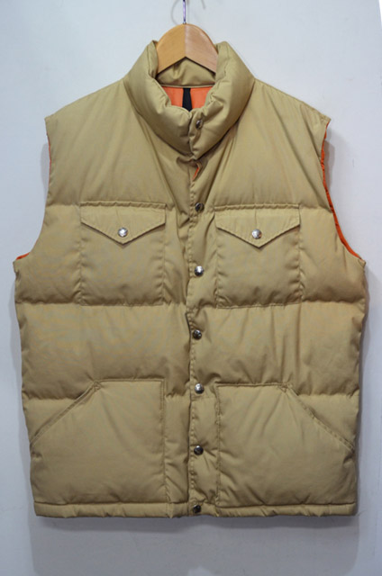 80's THE NORTH FACE 茶タグ ダウンベスト - used&vintage box Hi-smile