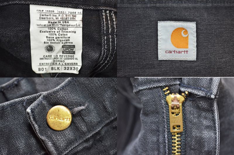 's Carhartt ダブルニーペインターパンツ “BLACK / USA製