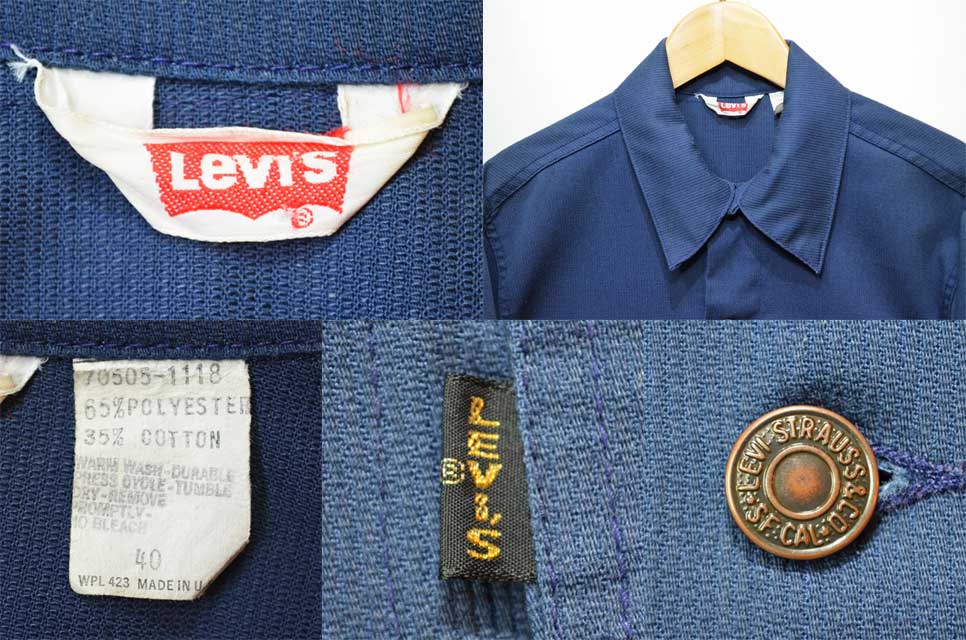 70's Levi's 70505-1118 “ピケ素材 / BIG E”