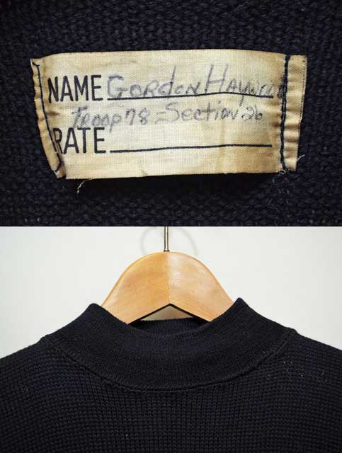 40's US.NAVY ゴブセーター - used&vintage box Hi-smile