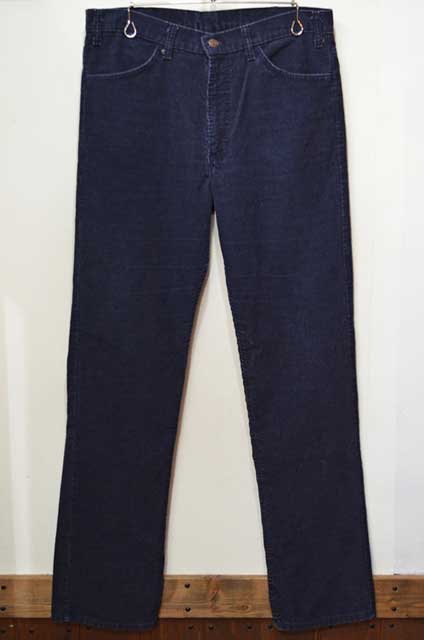 80's Levi's 519-1517 コーデュロイパンツ “NAVY” - used&vintage box Hi-smile