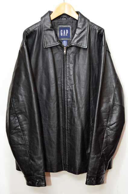 OLD GAP LEATHER JACKET GAP レザージャケット - sis.net.eg