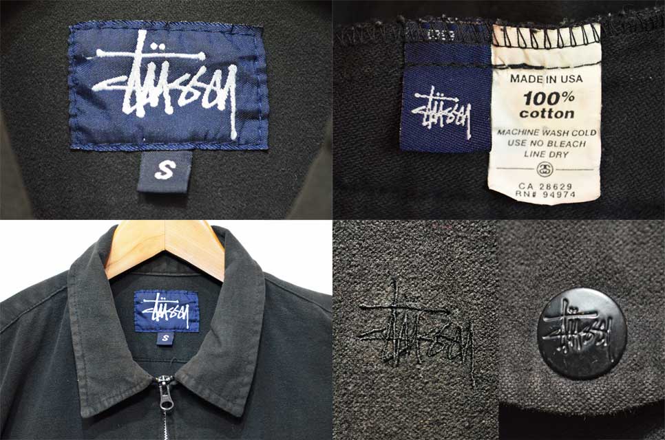 90s old stussy jacket usa製