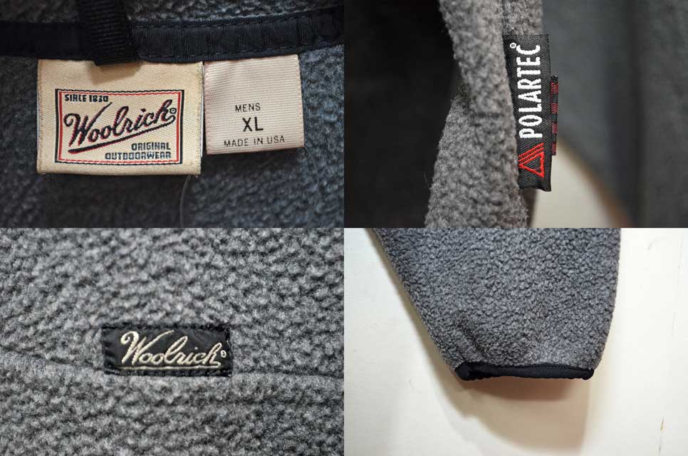 90's Woolrich スナップT型 フリースジャケット “USA製 