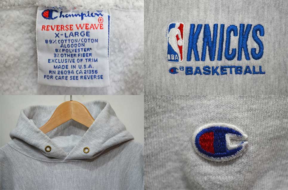90's Champion リバースウィーブ パーカー “KNICKS