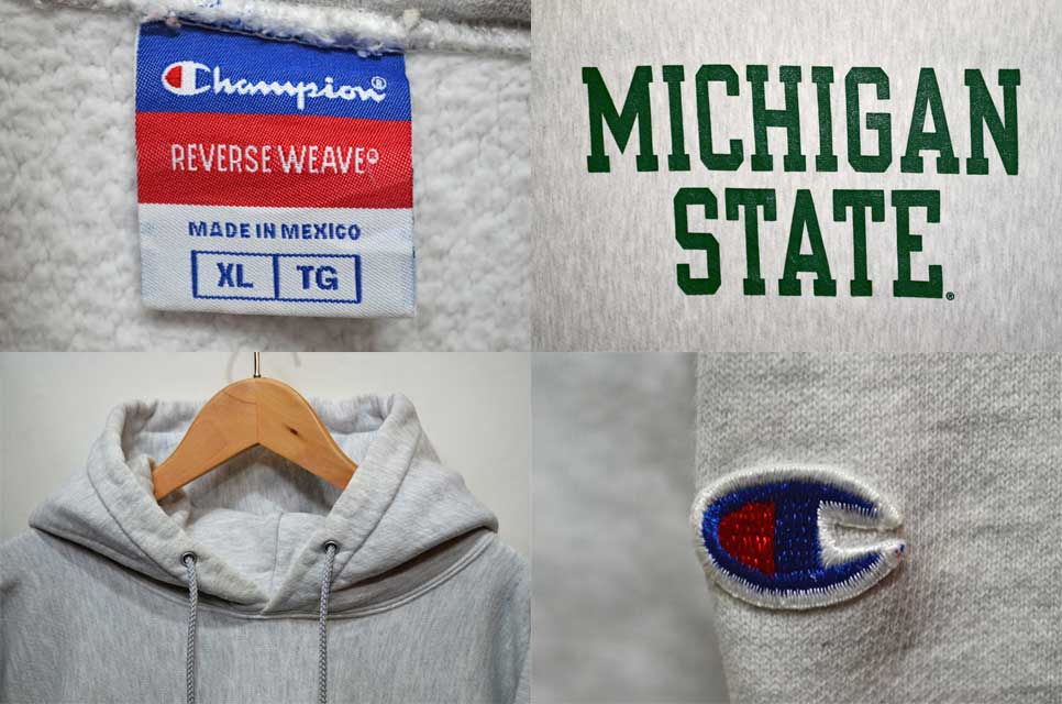 Champion Michigan State フード付きスウェット