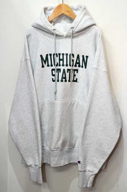 Champion リバースウィーブ パーカー “MICHIGAN STATE” - used&vintage