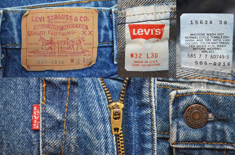 90's Levi's 505-0216