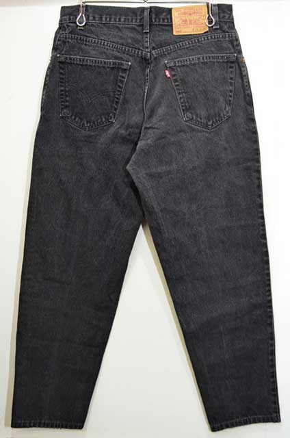 90's Levi's 560 ブラックデニム “USA製” - used&vintage box Hi-smile