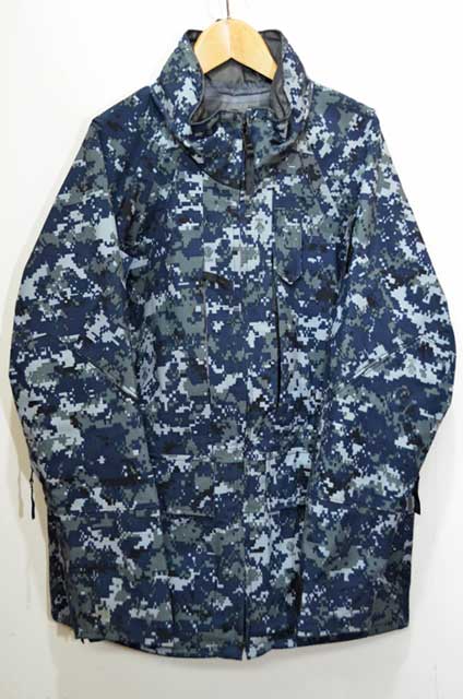 米軍　US NAVY PARKAフリースジャケット　MEDIUM X-SHORT