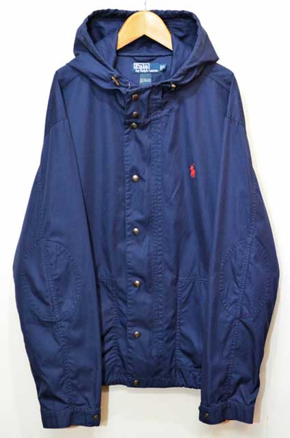 POLO Ralph Lauren コットンフーディージャケット - used&vintage box Hi-smile