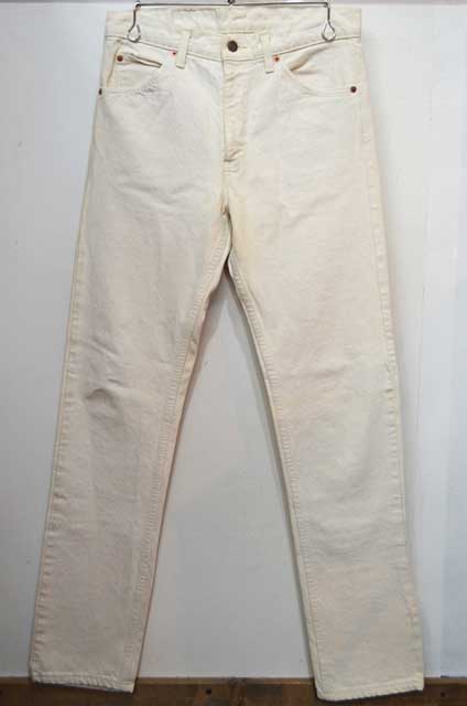 80's Levi's 40505-0241 カラーデニムパンツ “生成り” - used&vintage box Hi-smile