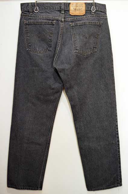 90s Levi's リーバイス 505 W29 先染め ブラックデニム