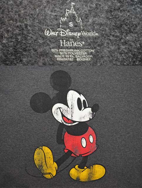 Disney Official Mickey Mouse スウェットパーカー “Hanesボディ”