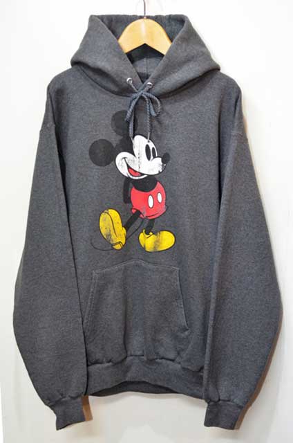 Disney Official Mickey Mouse スウェットパーカー “Hanesボディ”