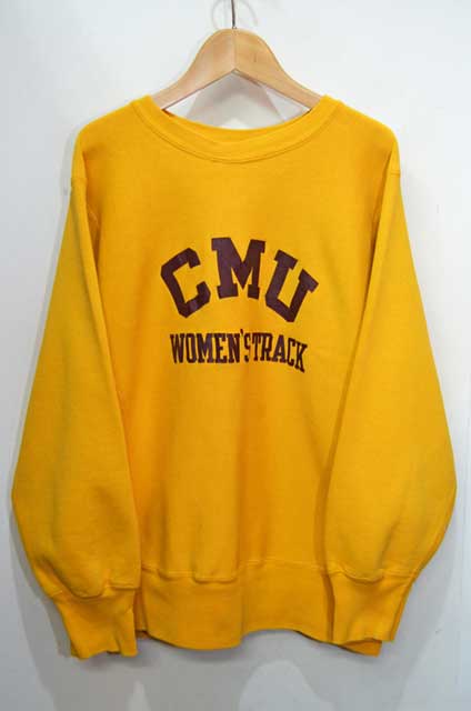 80's Champion リバースウィーブスウェット “CMU WOMAN'S TRACK”