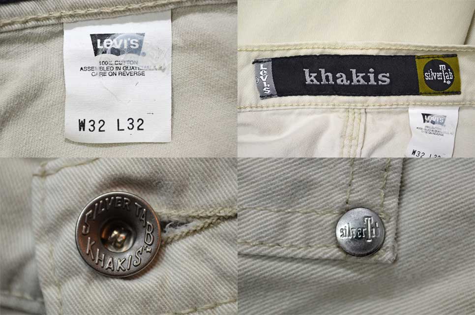 90年代 リーバイス Levi's SILVER TAB シルバータブ khakis ペインターパンツ メンズw36 ヴィンテージ /eaa309115