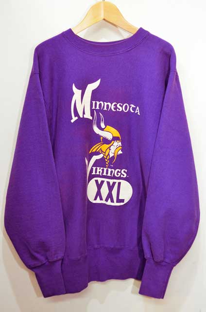 90's Champion リバースウィーブ スウェットシャツ “MINNESOTA VIKINGS”