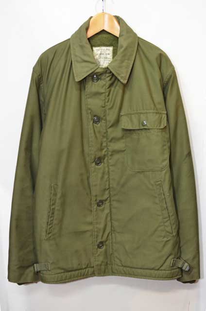 70s　US NAVY A-2 デッキジャケット