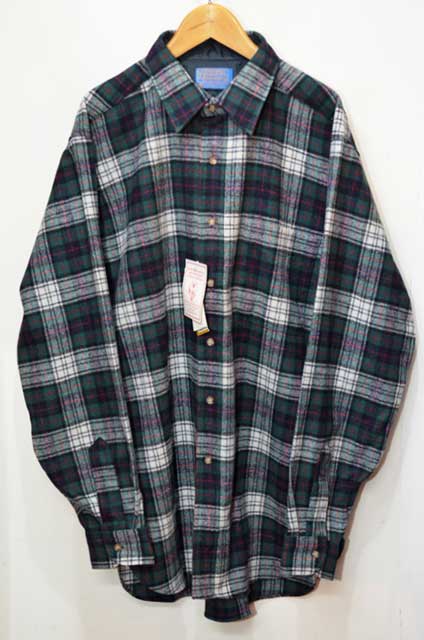 80's PENDLETON USA製 ウールシャツ “DEADSTOCK” - used&vintage box ...