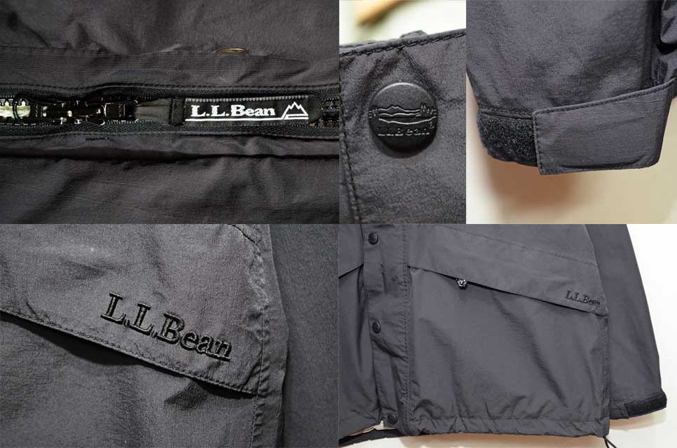 90-00's L.L.Bean STOWAWAY GORE-TEX ジャケット “BLACK”