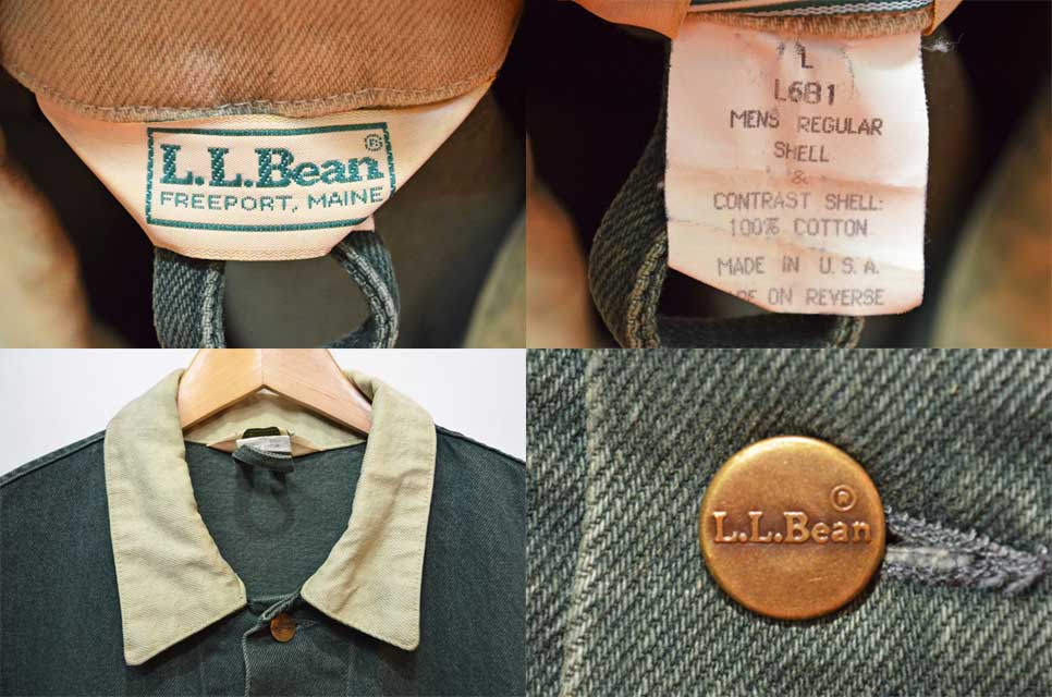 90's L.L.Bean カラーデニムジャケット “MADE IN USA” - used&vintage 